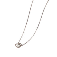 Dainty Heart Bunny Necklace