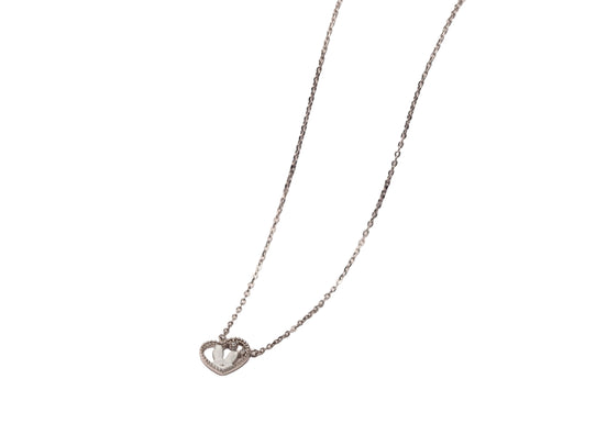 Dainty Heart Bunny Necklace
