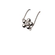 Silver Petal Shine Necklace