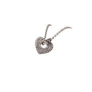 Silver Luminous Heart Pendant