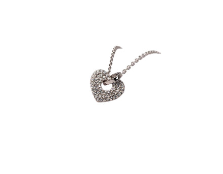 Silver Luminous Heart Pendant