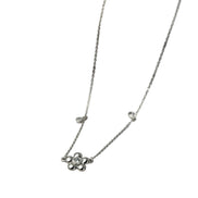 Silver Petal Shine Necklace
