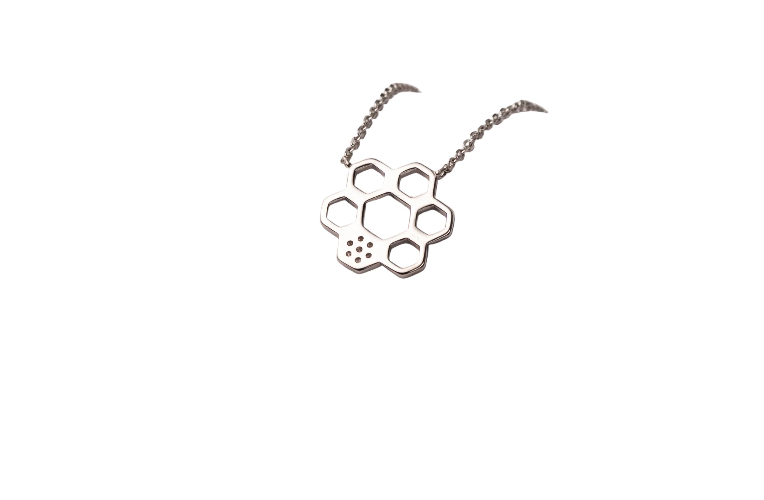 Silver Hexa Hive Pendant