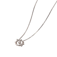 Silver Crystal Wreath Pendant