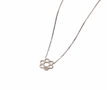 Silver Hexa Hive Pendant