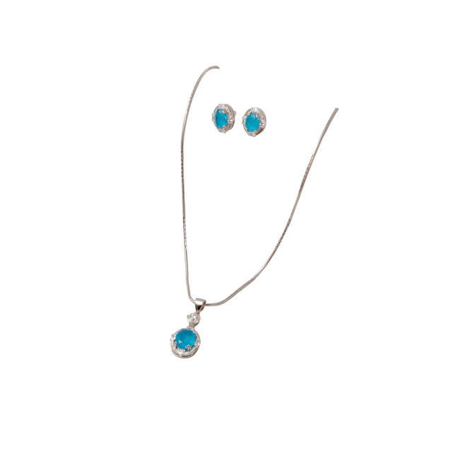Silver Ocean Halo Grace Set