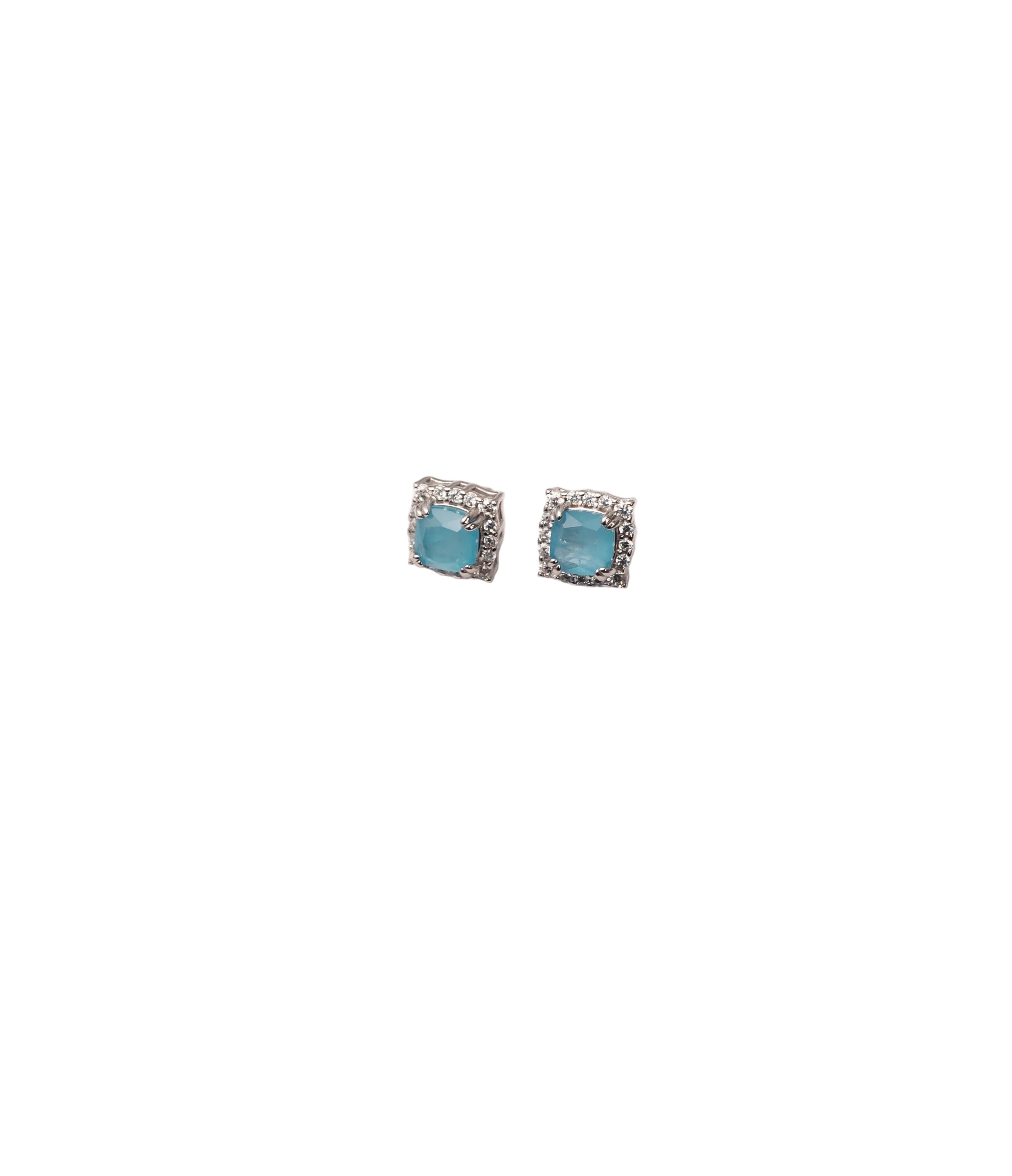 Silver Azure Halo Elegance Set