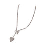 Luxe Heart Toggle Necklace