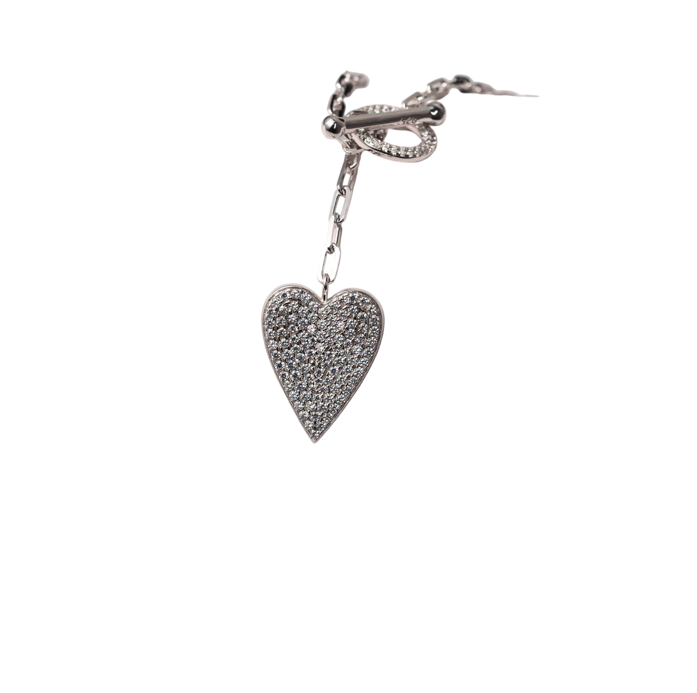 Luxe Heart Toggle Necklace