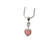 Silver Blush Heart Elegance Set