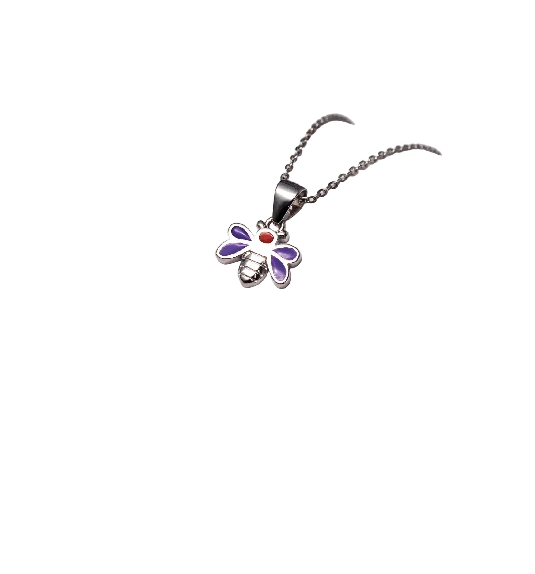 Silver Bloom Charm Necklace