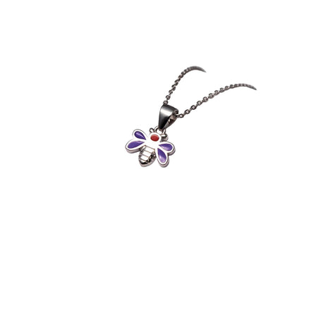 Silver Bloom Charm Necklace