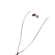 Silver Bloom Charm Necklace