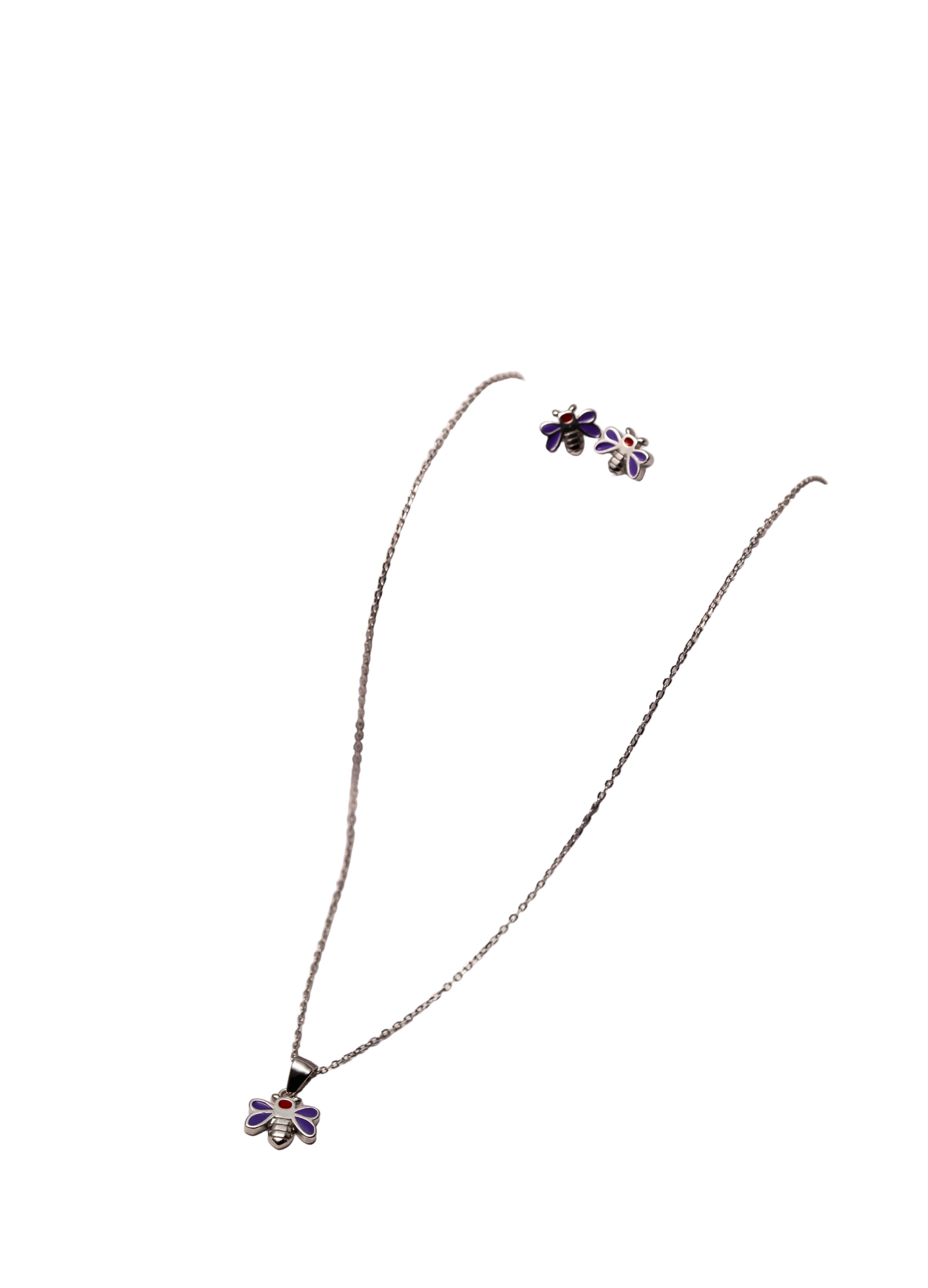 Silver Bloom Charm Necklace