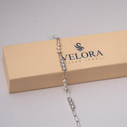 Pearl Glimmer Link Bracelet