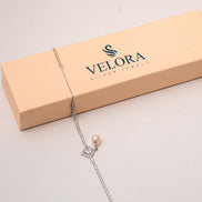 Celeste Pearl Drop Bracelet