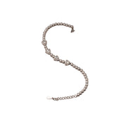 Crystal Heartline Bracelet
