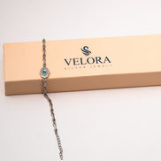 Celeste Evil Eye Chain Bracelet