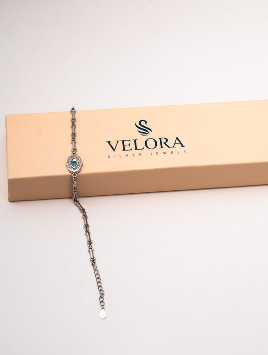 Celeste Evil Eye Chain Bracelet