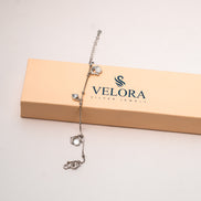 Silver Celeste Charm Bracelet