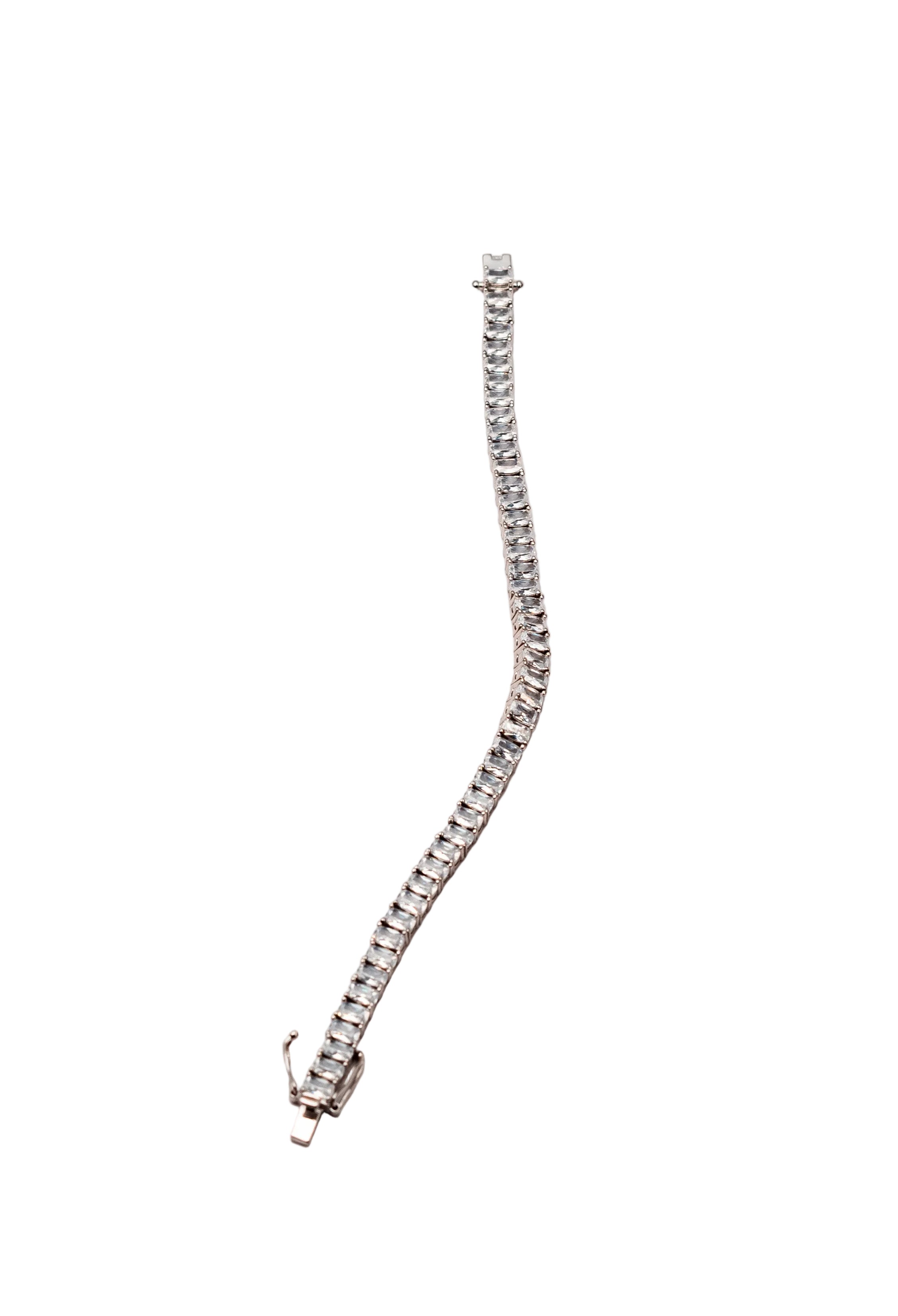 Ice Line Baguette Tennis Bracelet