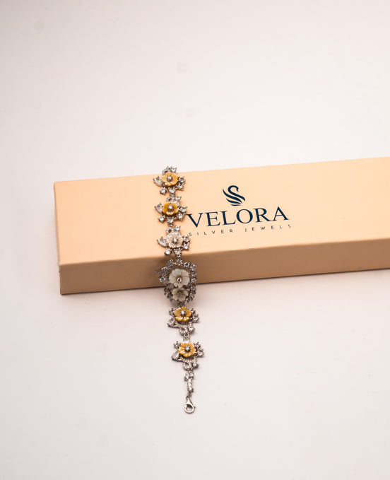Bloom Radiance Floral Bracelet