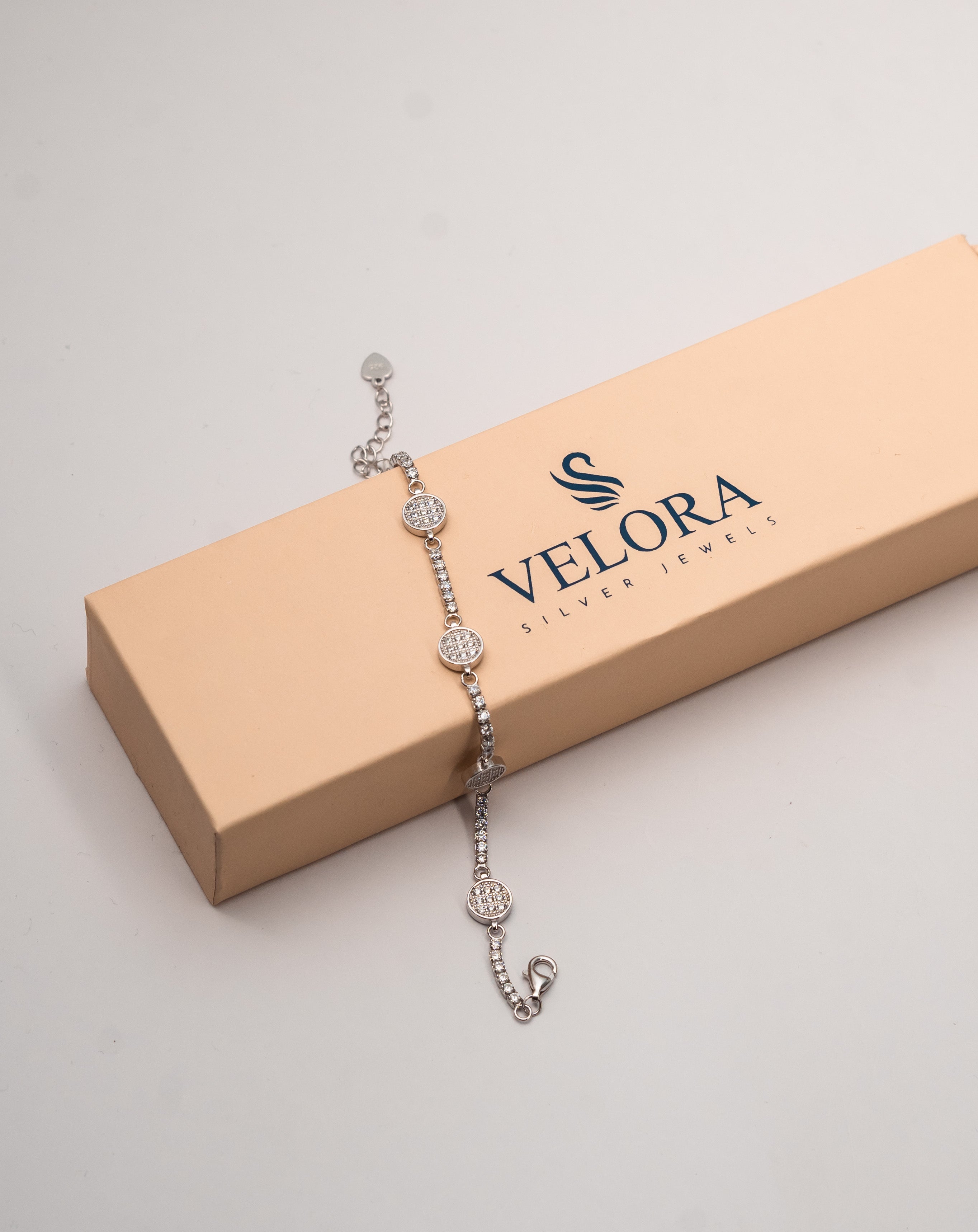 Celeste Disc Sparkle Bracelet
