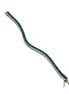 Silver Emerald Line Tennis Bracelet