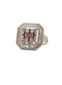 The Coral Mosaic Grandeur Ring