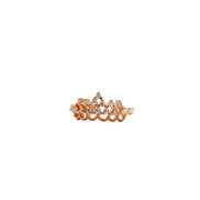 Regal Bloom Crown Ring