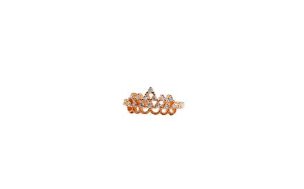 Regal Bloom Crown Ring