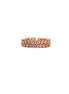 Rose Radiance Double Row Ring