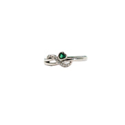 The Emerald Infinity Knot Ring