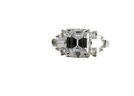 The Versailles Emerald-Cut Statement Ring