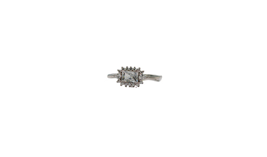 The Halo Solitaire Ring