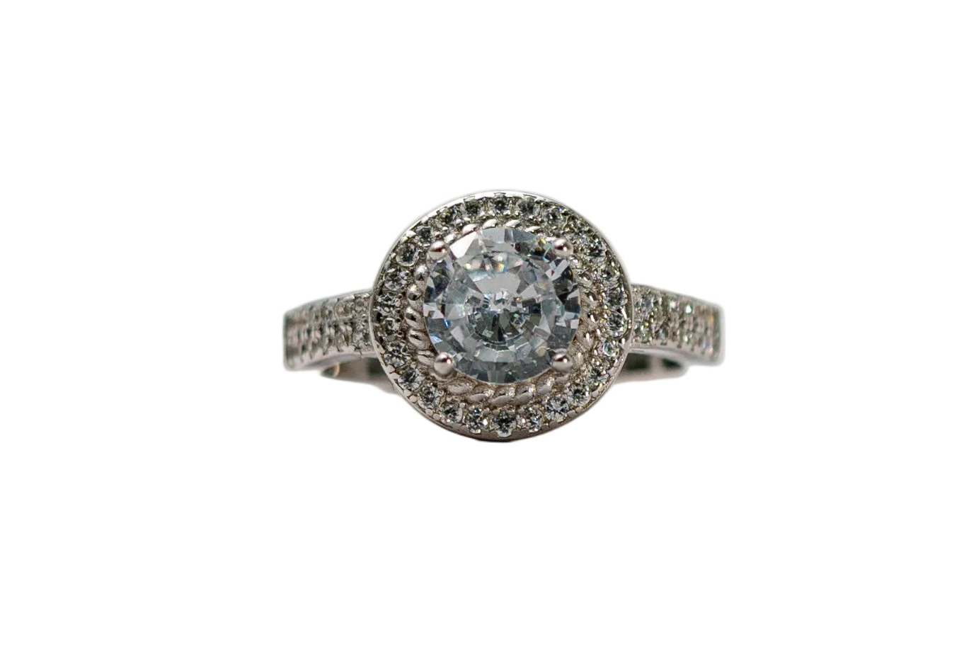 The Royal Oval Halo Ring