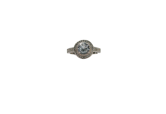 The Royal Oval Halo Ring