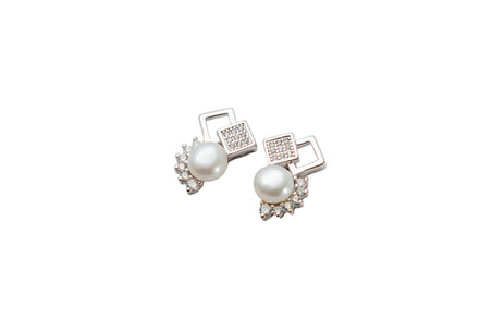 Silver Luna Freshwater Pearl Drops