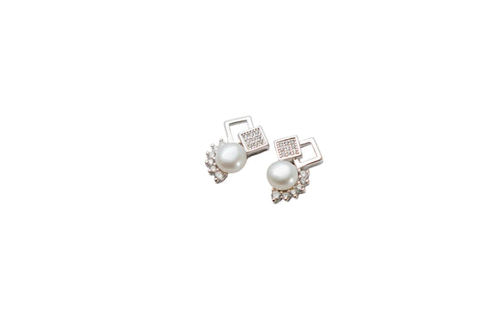 Silver Luna Freshwater Pearl Drops