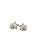 Silver Celestial Bloom Star Studs
