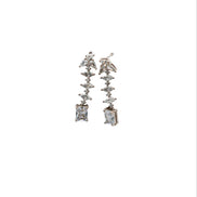 Silver Celestial Cascade Earrings