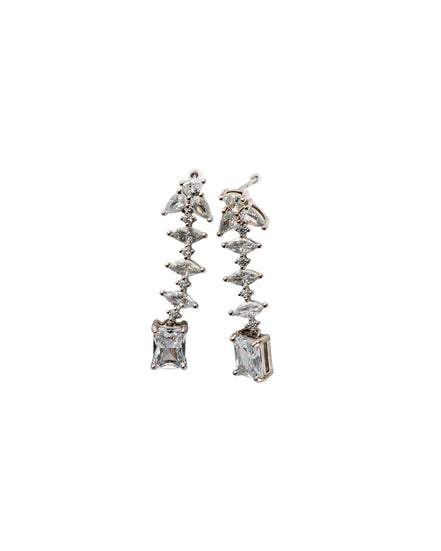 Silver Celestial Cascade Earrings