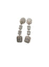 Silver Regal Spark Drop Earrings