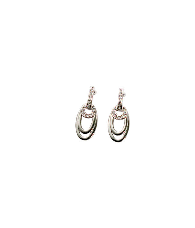 Silver Aurora Loop Drops