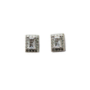 Silver Radiant Frame Studs
