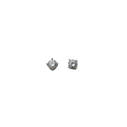 Silver Classic Solitaire Studs