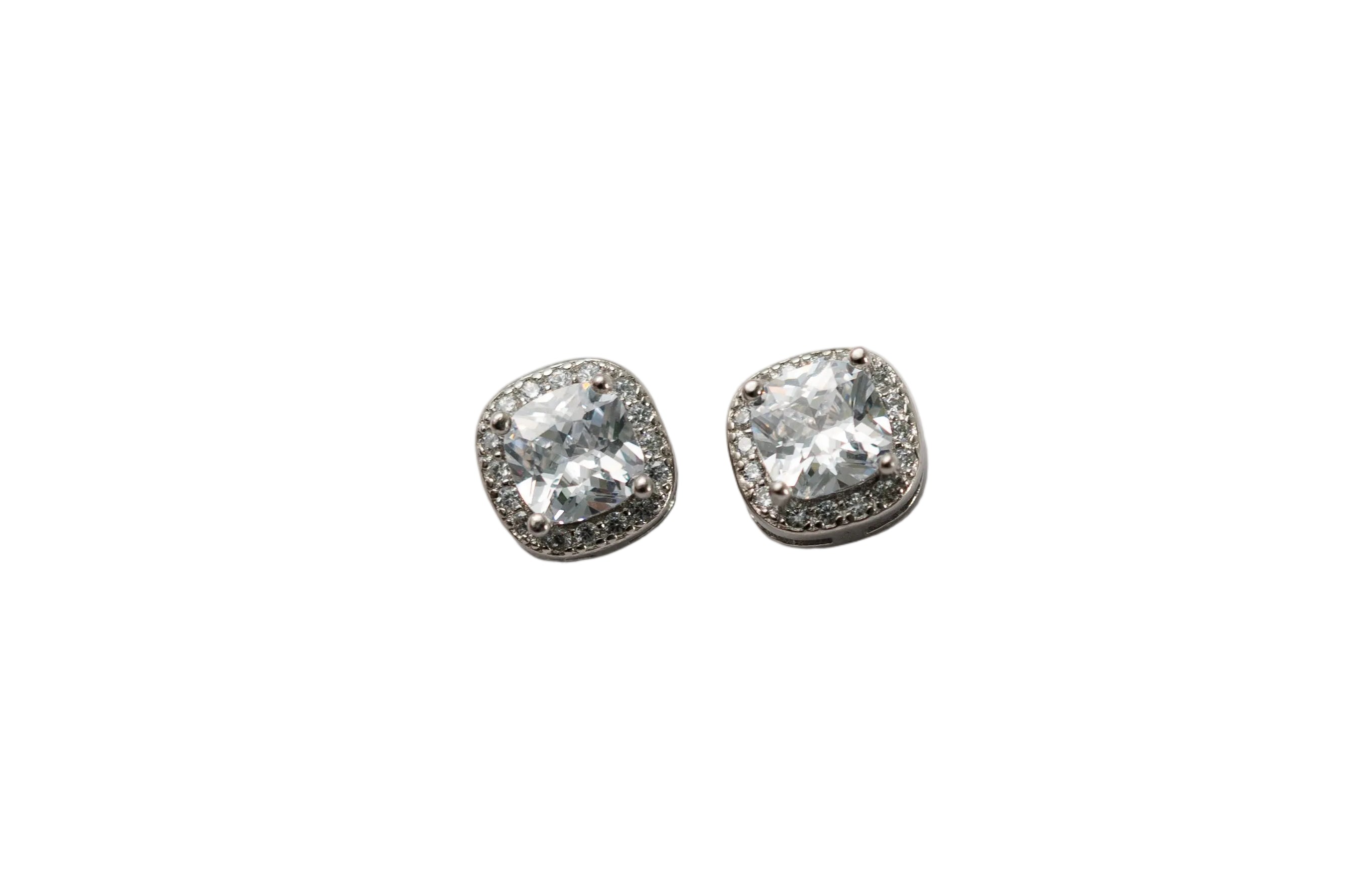Halo Cushion Studs