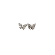 Silver Flutter Spark Studs