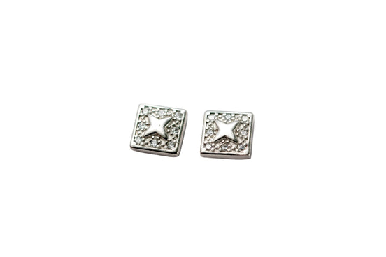 Silver Star Frame Studs