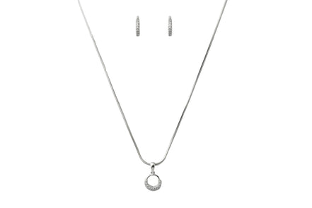 Silver Eterna Circle Set